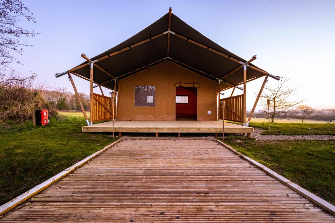 Arcadia Safari Tent In Private 5 Acre Field Wrexham Exterior foto